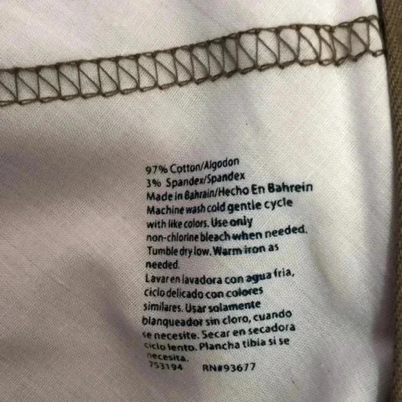 St.Johns Bay plus‎ size dark khaki shorts size 24W - Picture 8 of 9